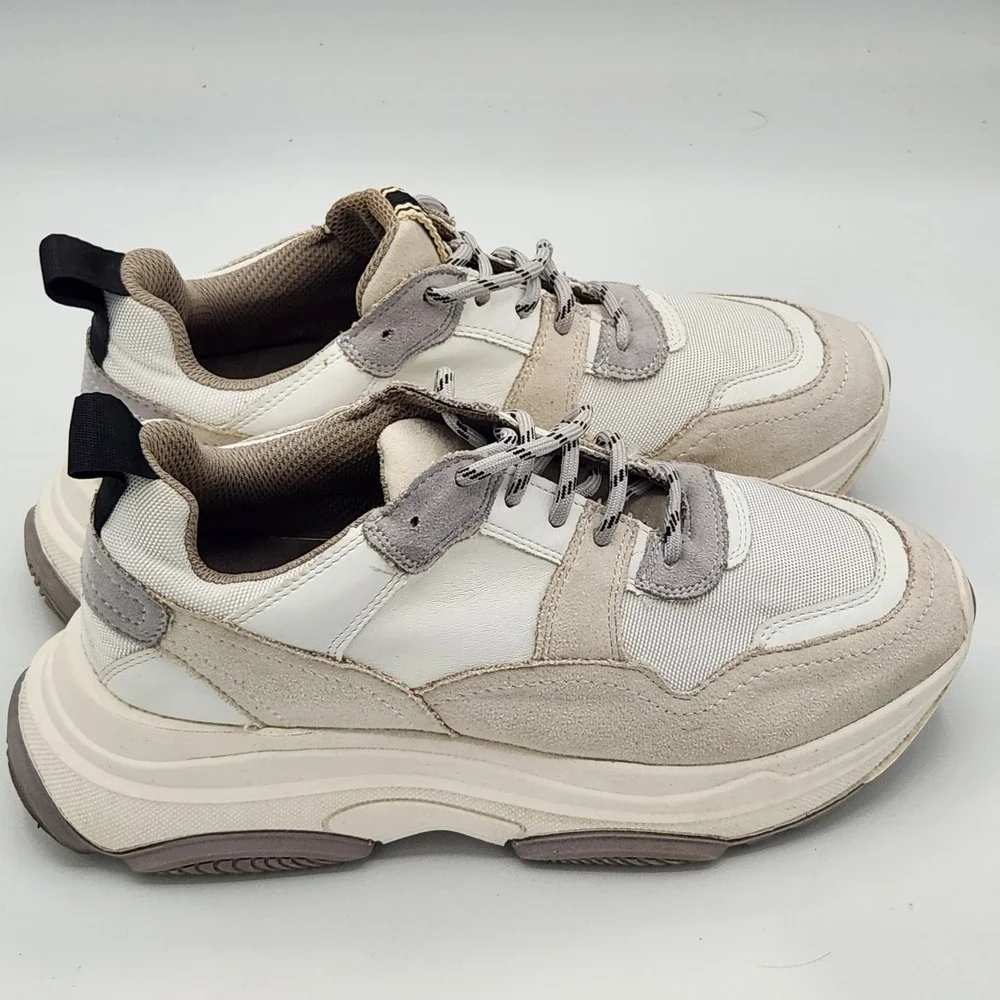 ShuShop Perla Chunky Sneakers Women's‎ Platform Athletic Fashion Sneakers Size 7